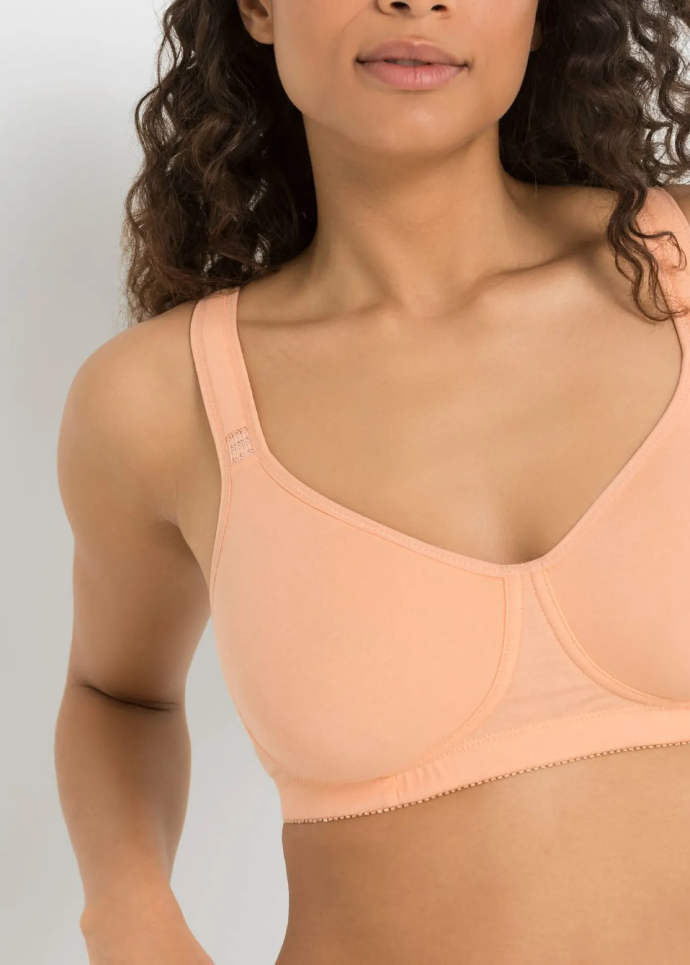 Outlet Sujetador básico de algodón sin aros (2 unidades) Mujer Ropa Interior De Algodón|Sujetadores De Copa E A H