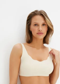 Discount Sujetador básico Feel Comfort con corte láser sin aros Mujer Sin Costuras|Sujetadores