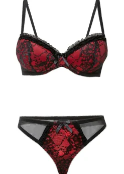 New Sujetador con aros + tanga (conjunto de 2 piezas) Mujer Sujetadores De Copa E A H|Sujetadores