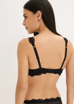 Hot Sujetador con aros de encaje delicado Mujer Lencería Sexy|Sujetadores