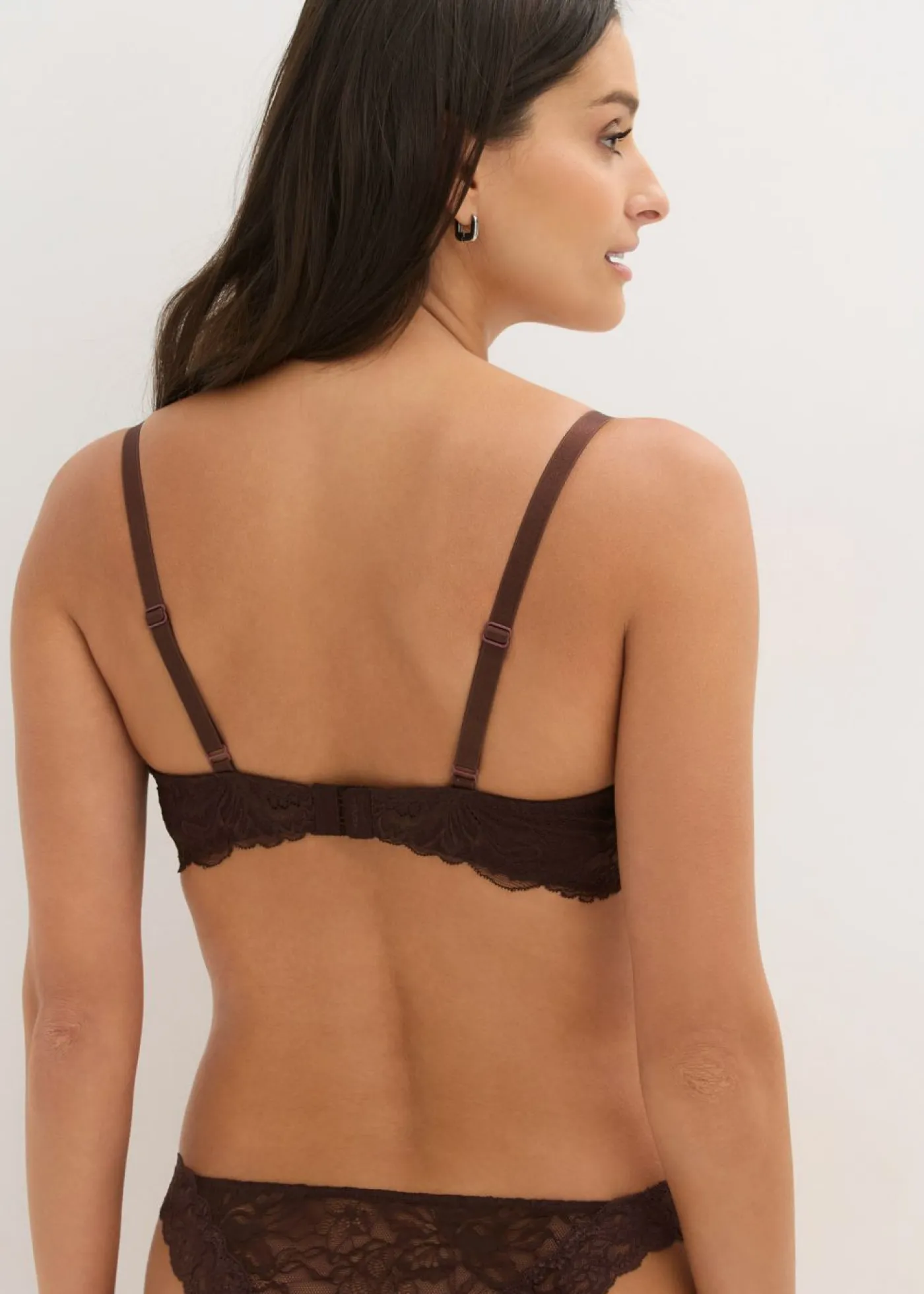 Best Sujetador con aros, guateado lateral y encaje delicado Mujer Lencería|Sujetadores