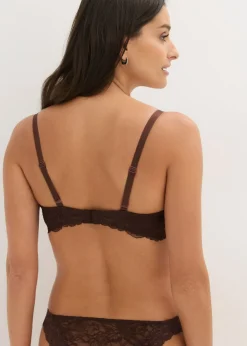 Sale Sujetador con aros, guateado lateral y encaje delicado Mujer Novedades