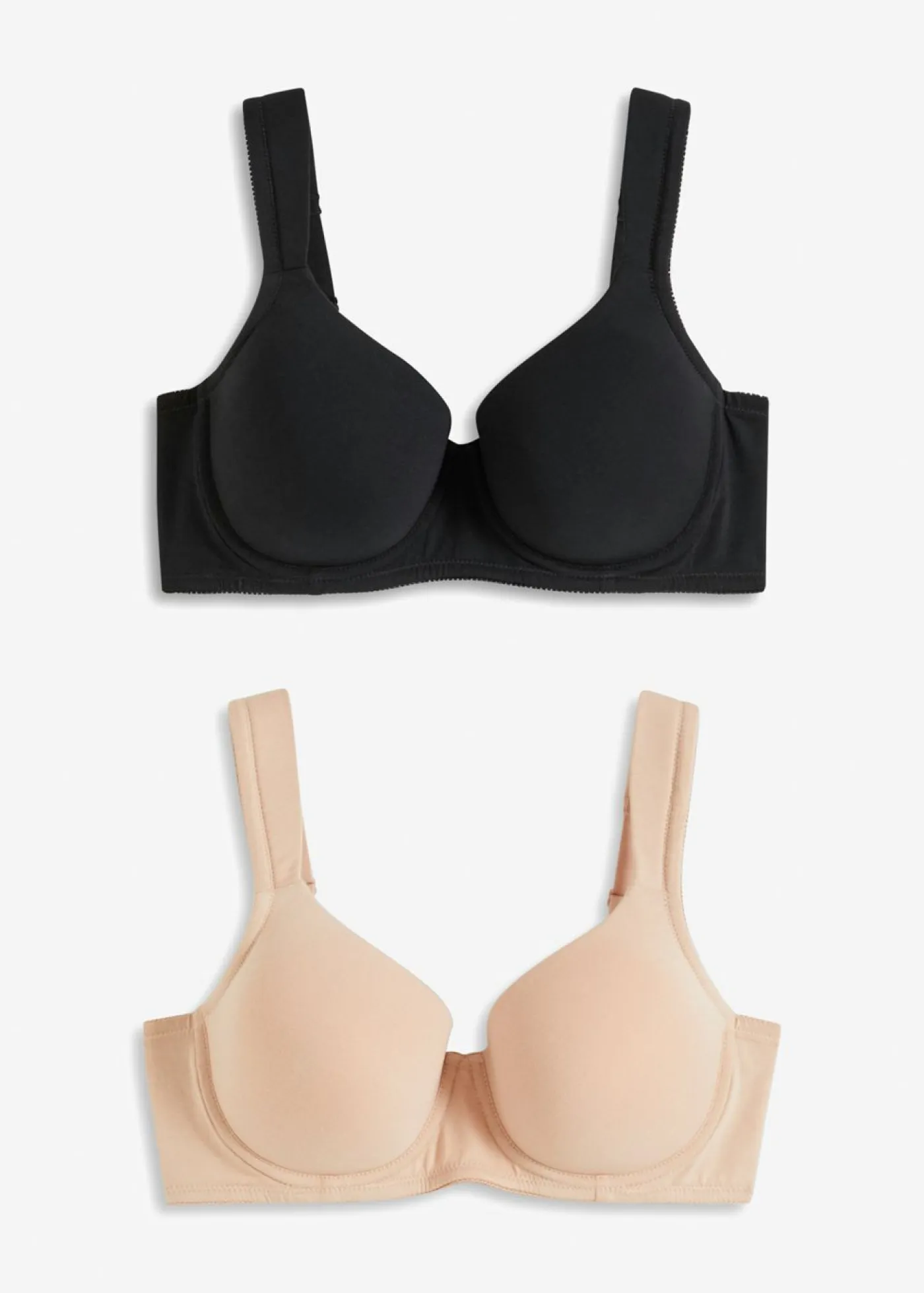 Clearance Sujetador con aros y algodón orgánico (2 unidades) Mujer Ropa Interior De Algodón|Sin Costuras