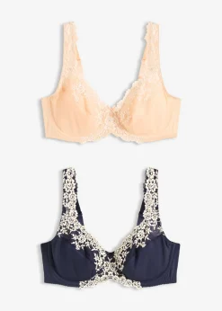 New Sujetador con aros y encaje delicado (2 unidades) Mujer Novedades|Sujetadores
