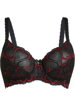 Hot Sujetador con aros y encaje delicado Mujer Sujetadores