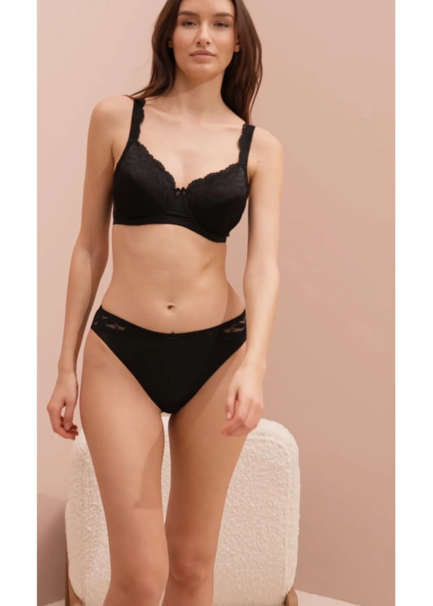 Outlet Sujetador con aros y encaje delicado (2 unidades) Mujer Lencería|Sujetadores