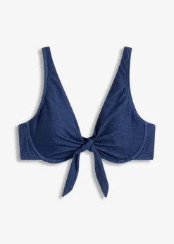 Sale Sujetador de bikini con aros y aspecto vaquero Mujer Conjuntos De Traje De Baño|Bikinis