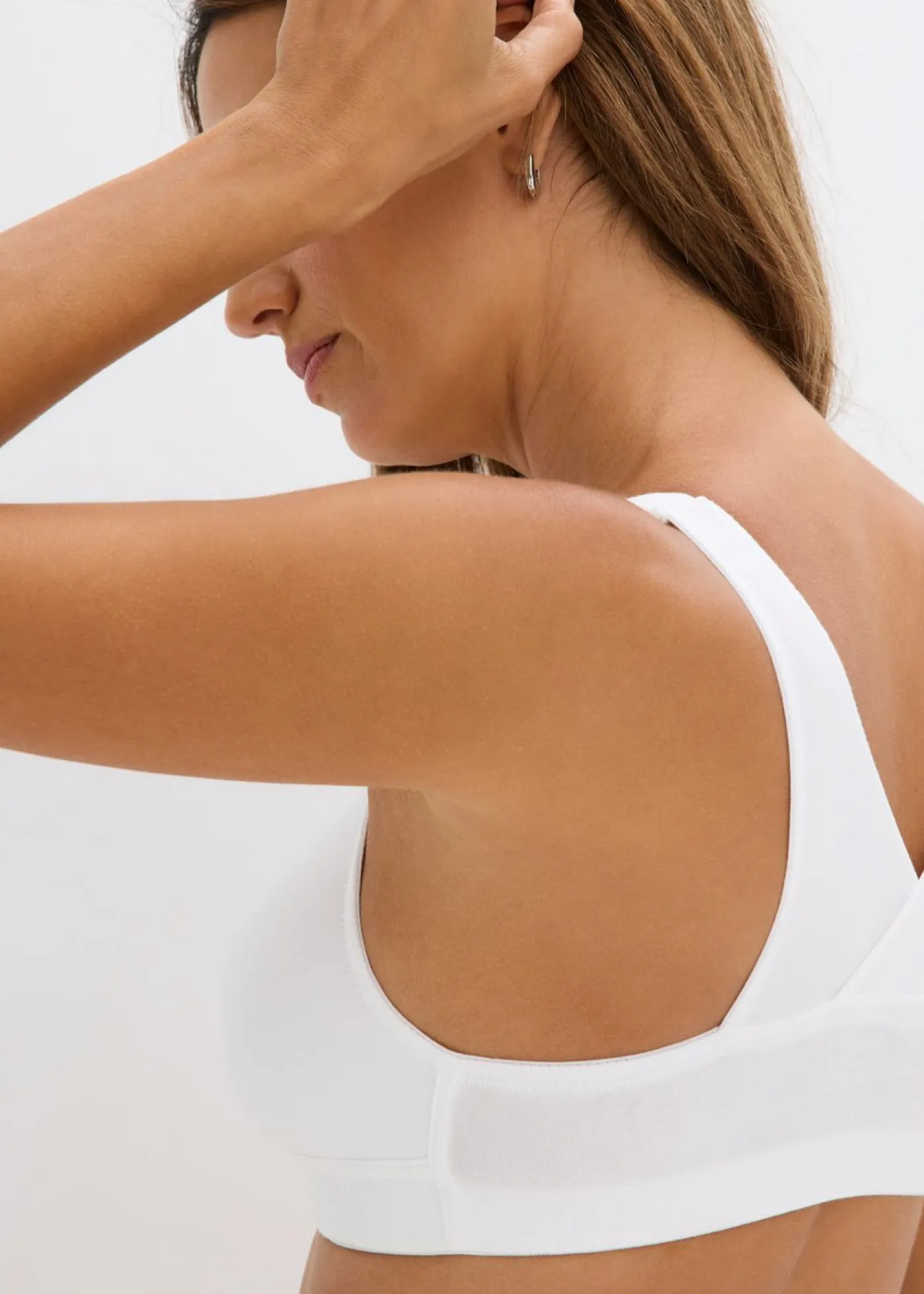 Sale Sujetador de cierre frontal, sin aros, con algodón orgánico (2 unidades) Mujer Básicos|Ropa Interior De Algodón