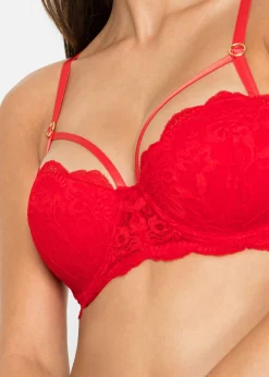 Online Sujetador estilo balconette con aros Mujer Sujetadores De Copa E A H|Sujetadores