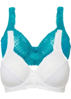 Outlet Sujetador reductor con tirantes acolchados (2 unidades) Mujer Sujetadores De Copa E A H|Sujetadores