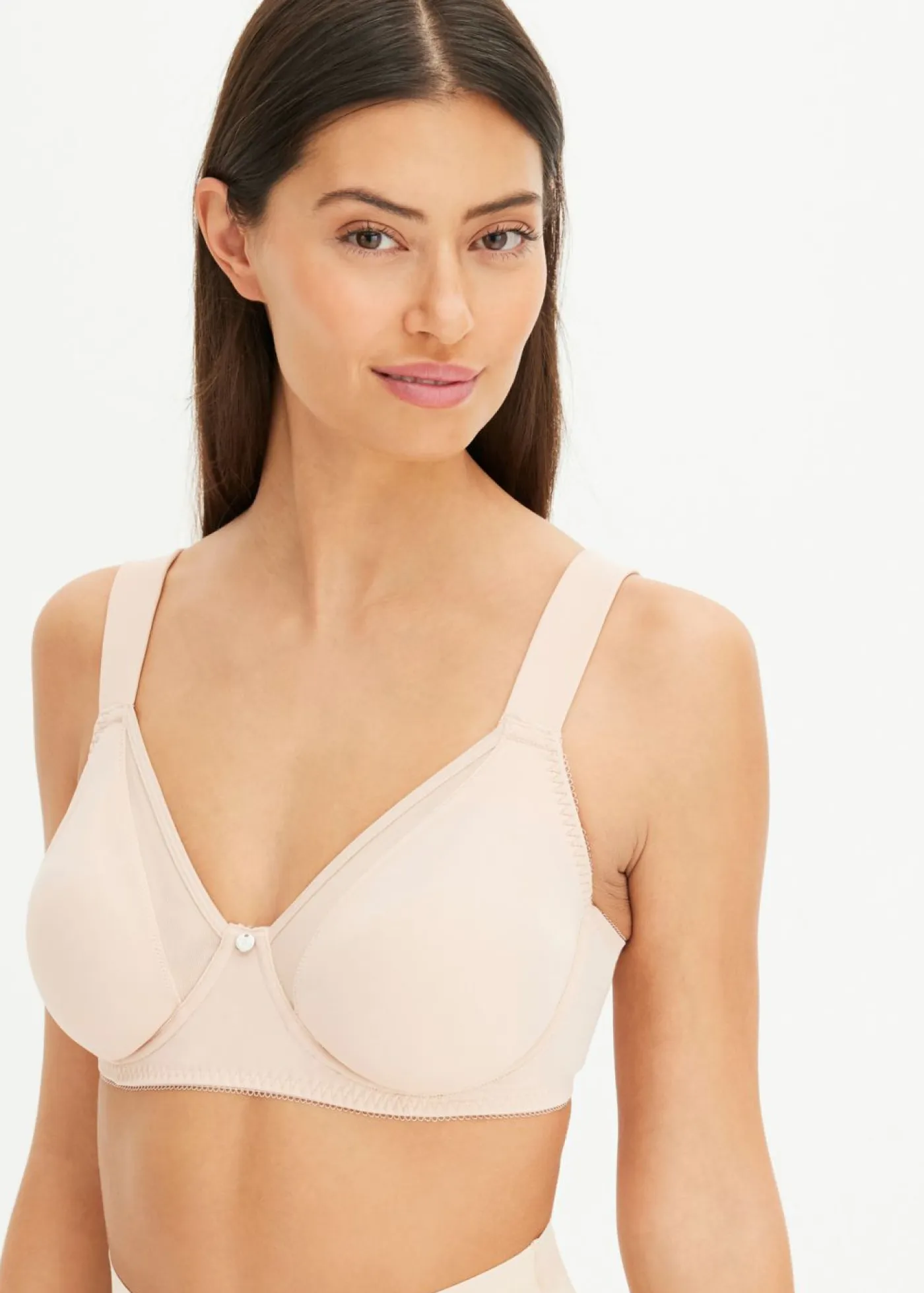 Discount Sujetador reductor con tirantes acolchados Mujer Sujetadores