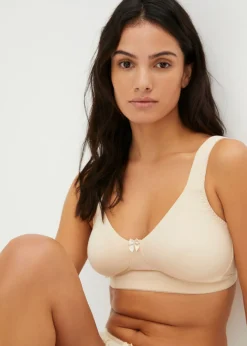 Sale Sujetador reductor, sin aros, con algodón orgánico (2 unidades) Mujer Básicos|Sujetadores