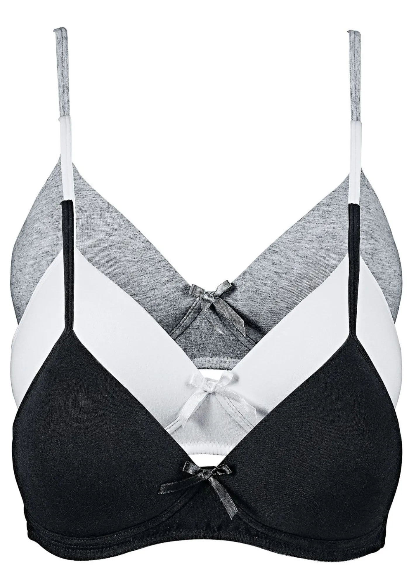 Best Sujetador sin aros con algodón orgánico (3 unidades) Mujer Ropa Interior De Algodón|Básicos