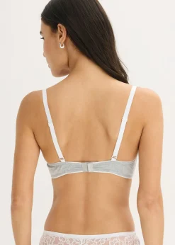 Discount Sujetador sin aros con algodón y encaje Mujer Ropa Interior De Algodón|Sujetadores