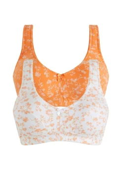 Best Sujetador sin aros con suave algodón orgánico (2 unidades) Mujer Ropa Interior De Algodón