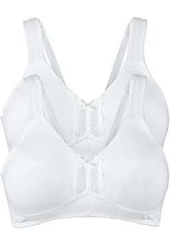 Best Sujetador sin aros de algodón orgánico (2 unidades) Mujer Ropa Interior De Algodón|Sujetadores De Copa E A H