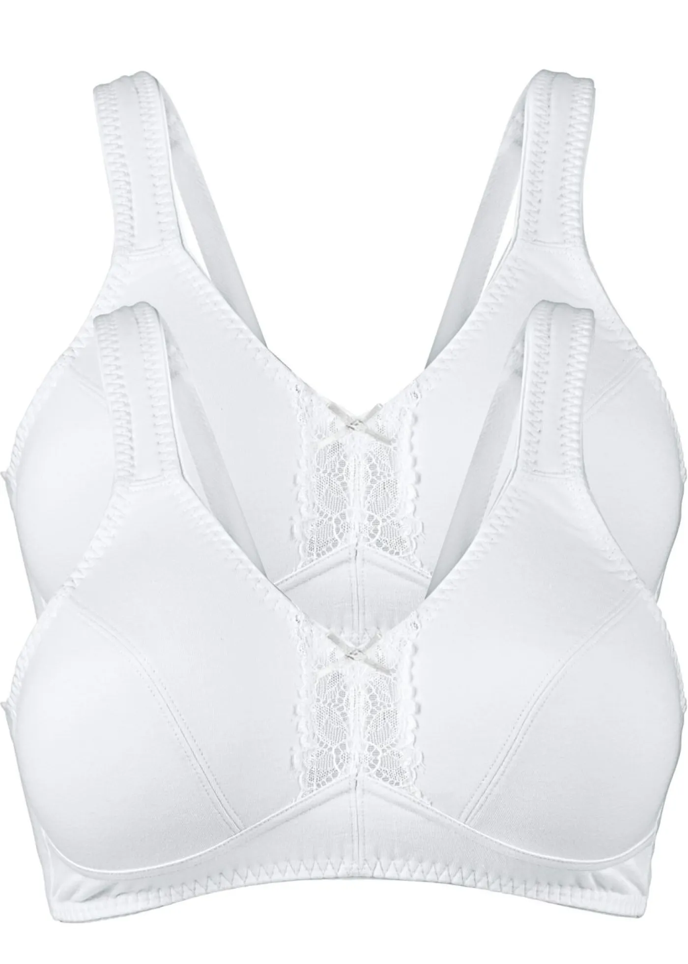 Best Sujetador sin aros de algodón orgánico (2 unidades) Mujer Ropa Interior De Algodón|Sujetadores De Copa E A H