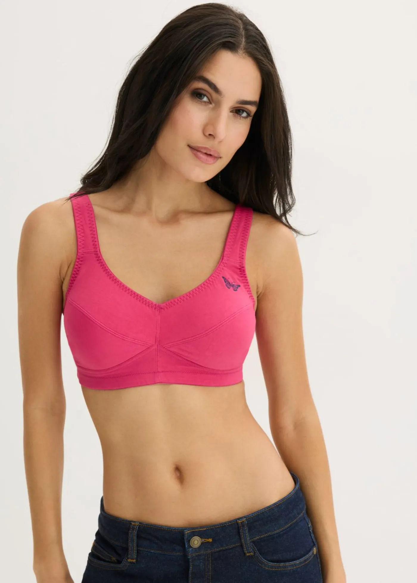Hot Sujetador sin aros de algodón orgánico (2 unidades) Mujer Básicos|Ropa Interior De Algodón