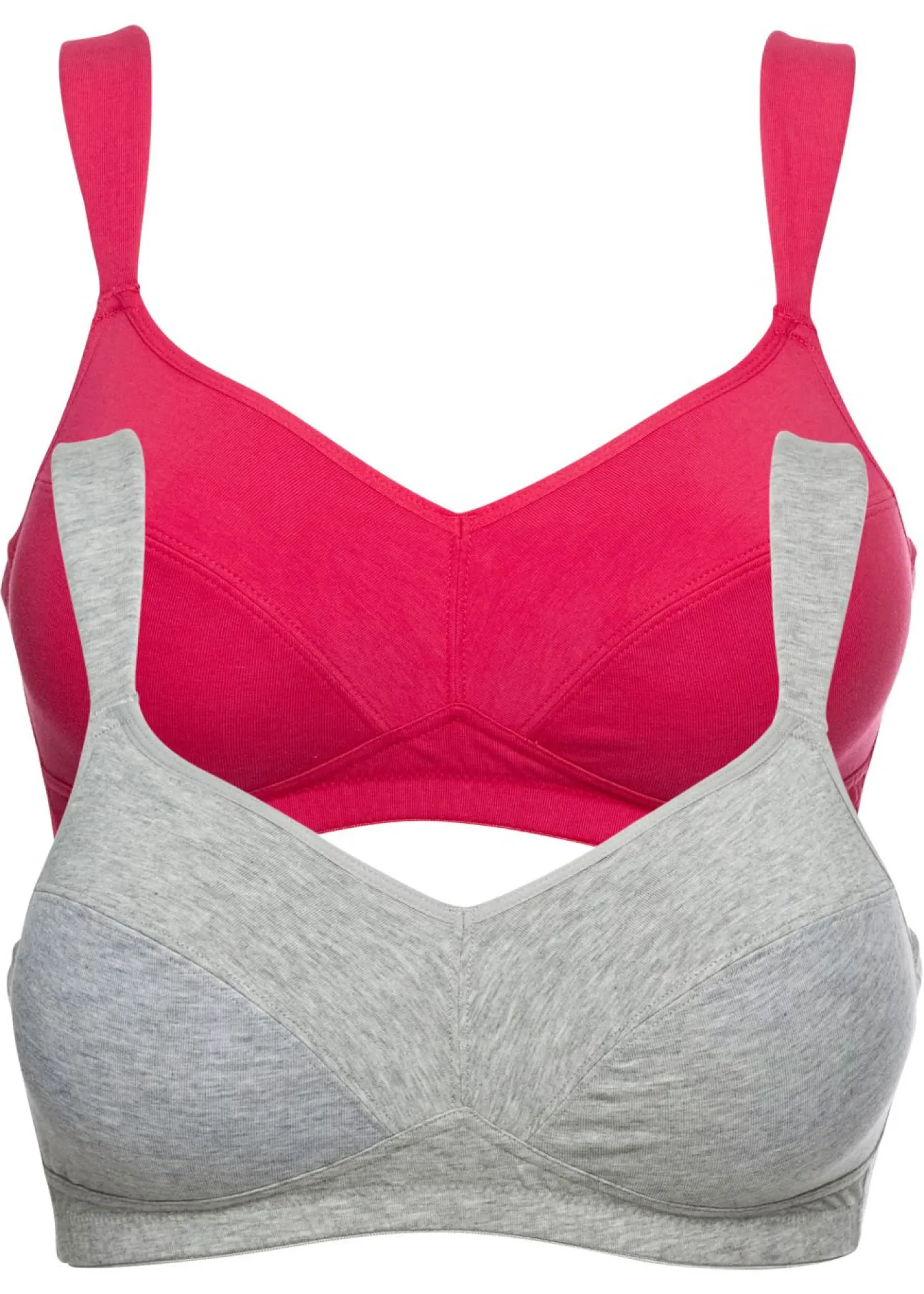New Sujetador sin aros de algodón orgánico (2 unidades) Mujer Básicos|Ropa Interior De Algodón