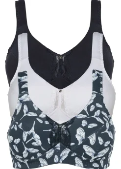 New Sujetador sin aros de algodón orgánico (3 unidades) Mujer Sujetadores|Ropa Interior De Algodón