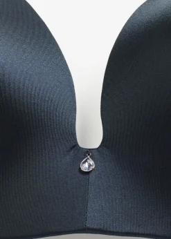Outlet Sujetador sin aros de material brillante Mujer Sujetadores