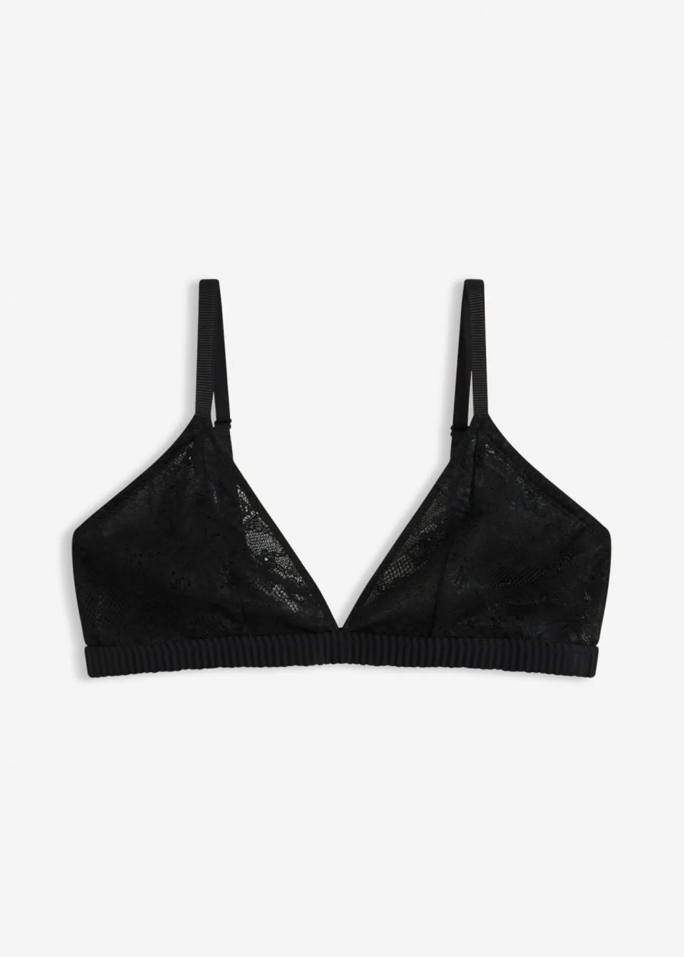 Sale Sujetador triangular sin aros con canalé suave Mujer Sujetadores|Novedades