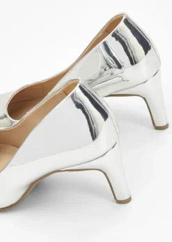 Tacones con aspecto lacado Mujer Zapatos De Salón|Ropa Elegante