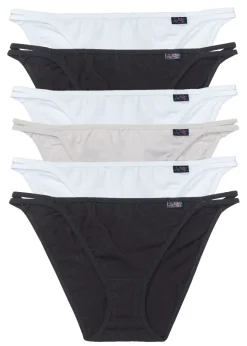 Clearance Tanga (6 unidades) Mujer Ropa Interior De Algodón|Básicos