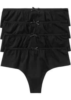 New Tanga con algodón cómodo (4 unidades) Mujer Ropa Interior De Algodón|Bragas