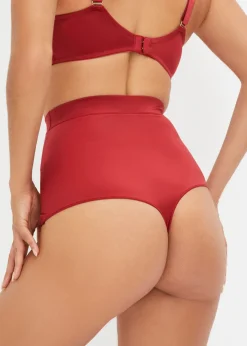 New Tanga con efecto brillante y efecto moldeador ligero (2 unidades) Mujer Ropa Interior Moldeadora|Bragas