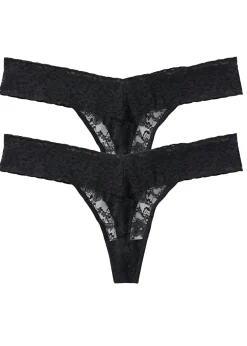 Best Tanga de encaje (2 unidades) Mujer Lencería|Bragas