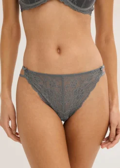 Online Tanga de encaje fino Mujer Lencería|Bragas