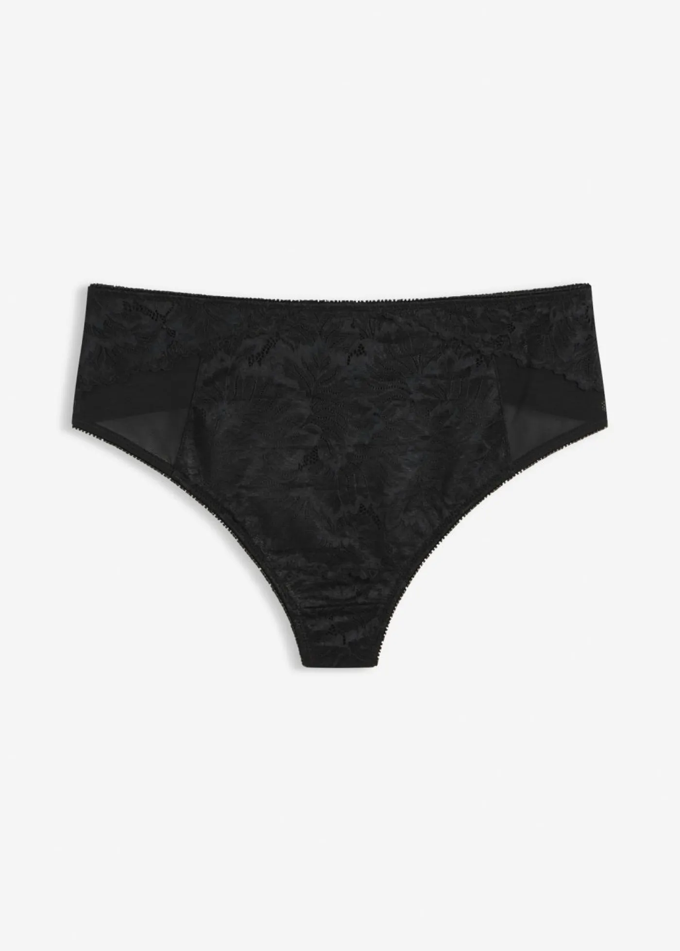 New Tanga de talle alto con encaje delicado Mujer Lencería|Bragas