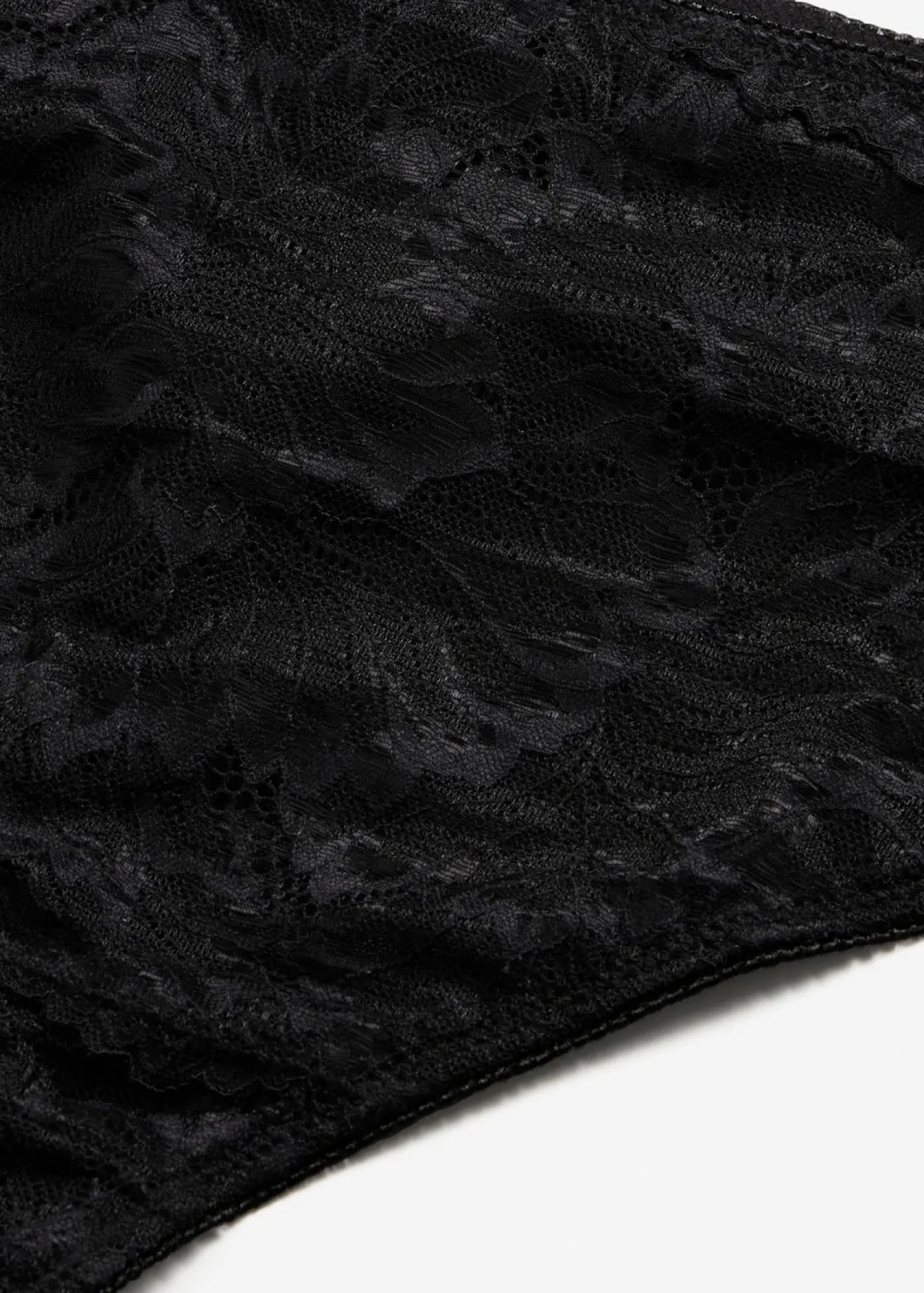 New Tanga de talle alto con encaje delicado Mujer Lencería|Bragas