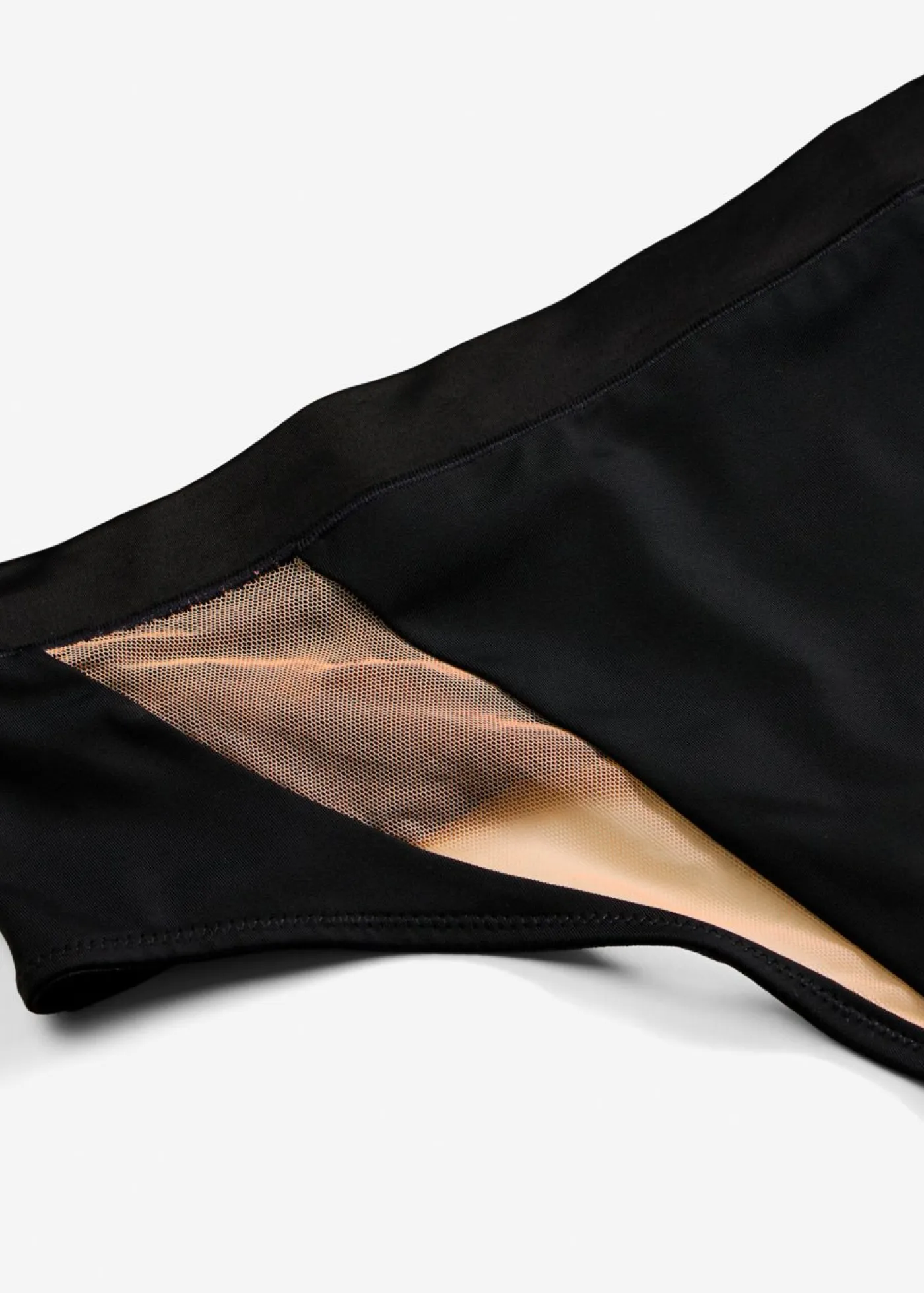 Best Tanga de talle alto con insertos transparentes Mujer Lencería|Bragas