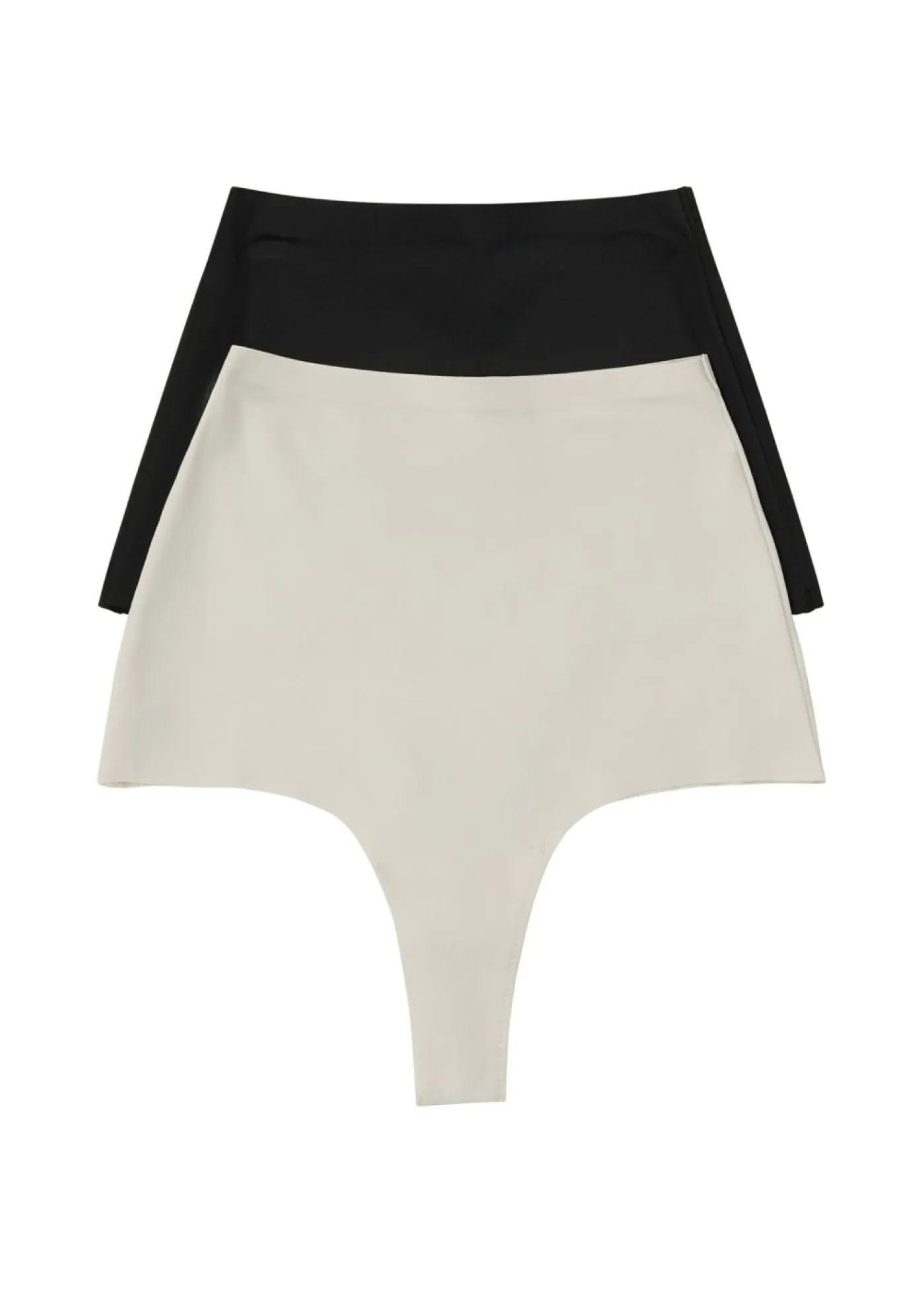Outlet Tanga sin costuras con efecto moldeador medio (2 unidades) Mujer Sin Costuras|Básicos