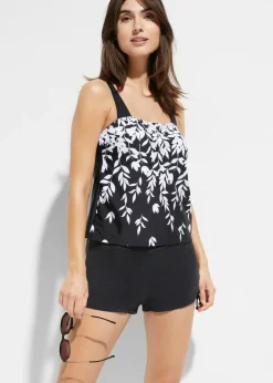 Tankini (2 piezas) con pantalón de baño Mujer Ropa De Baño Cubridora|Tankinis