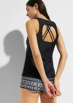 Online Tankini (3 piezas) con sujetador bustier Mujer Ropa De Baño Cubridora|Ropa De Baño Deportiva