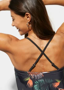 Tankini bandeau (2 piezas) con tirantes multiposición Mujer Tankinis