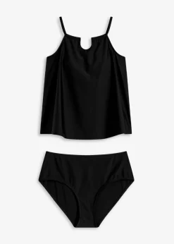 Best Tankini con aberturas en el escote (2 piezas) Mujer Tankinis