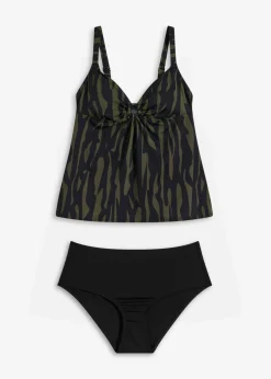 Tankini con detalle de anilla (2 piezas) Mujer Tankinis