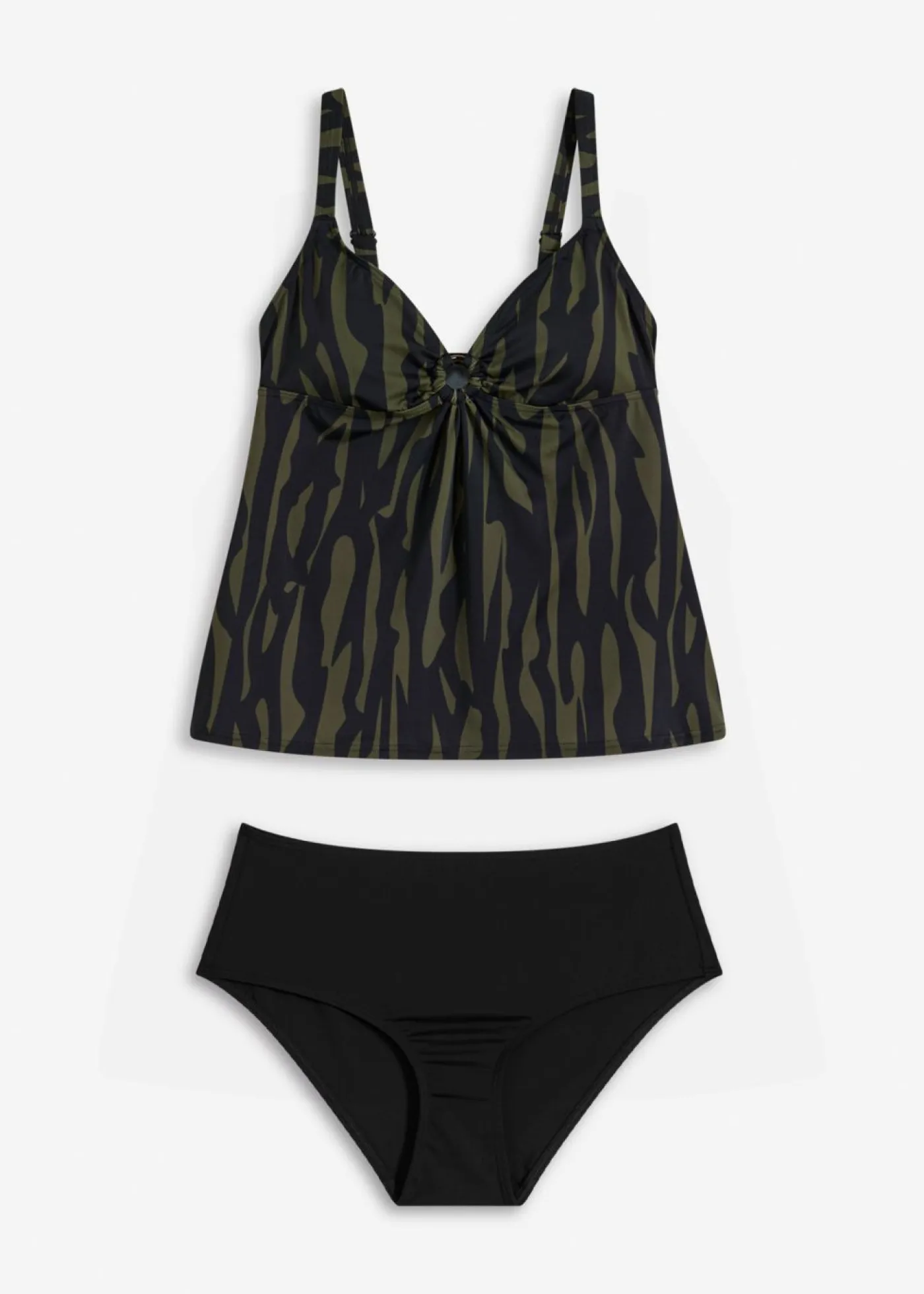 Tankini con detalle de anilla (2 piezas) Mujer Tankinis