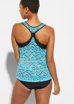 Clearance Tankini con encaje elástico (2 piezas) Mujer Tankinis