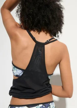 Best Tankini holgado (3 piezas) con top de bikini tipo bustier Mujer Tankinis