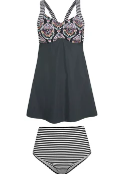 Clearance Tankini largo (2 piezas) con braguita high waist Mujer Ropa De Baño Cubridora|Tankinis