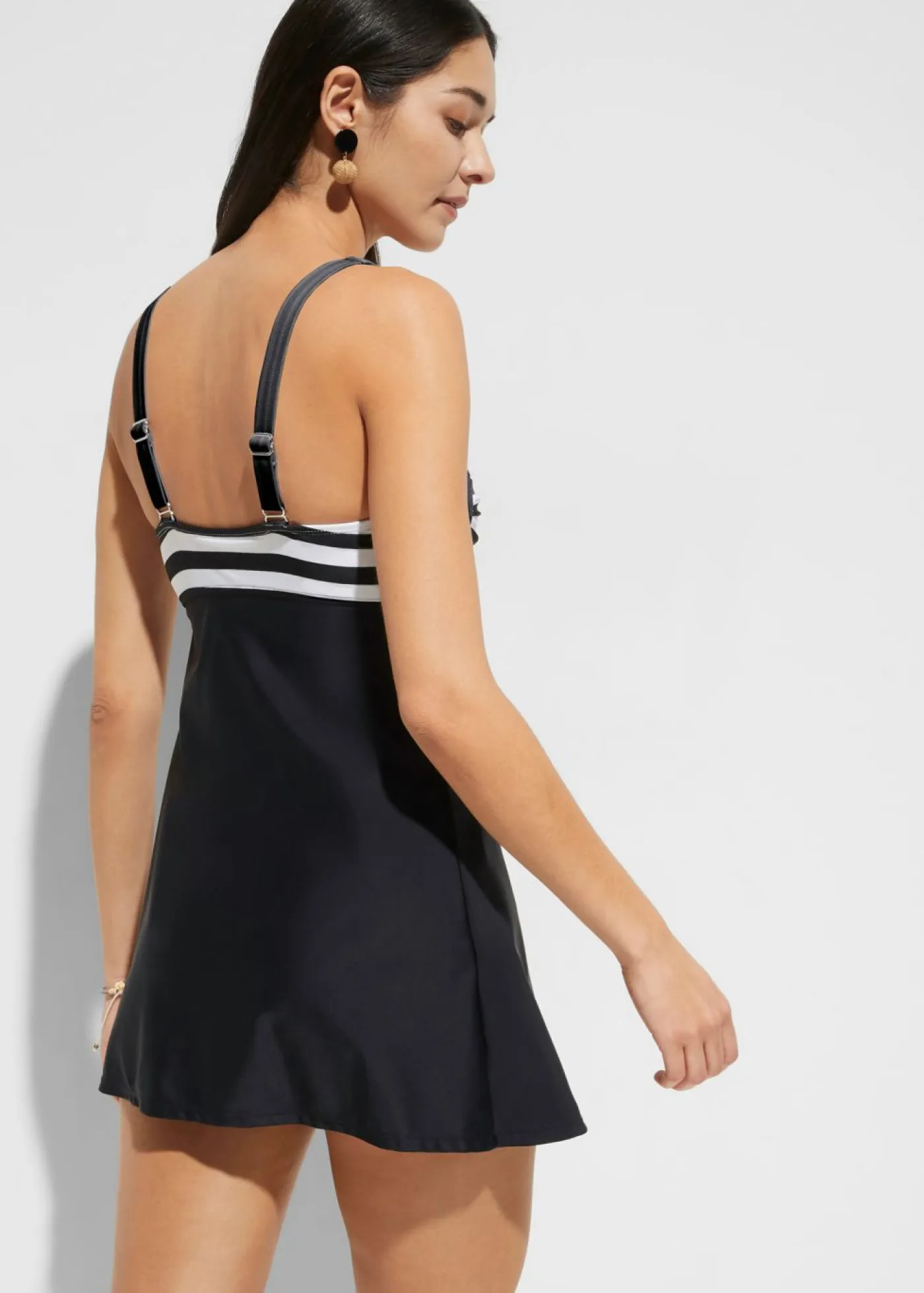 Hot Tankini largo (2 piezas) con braguita high waist Mujer Ropa De Baño Cubridora|Tankinis