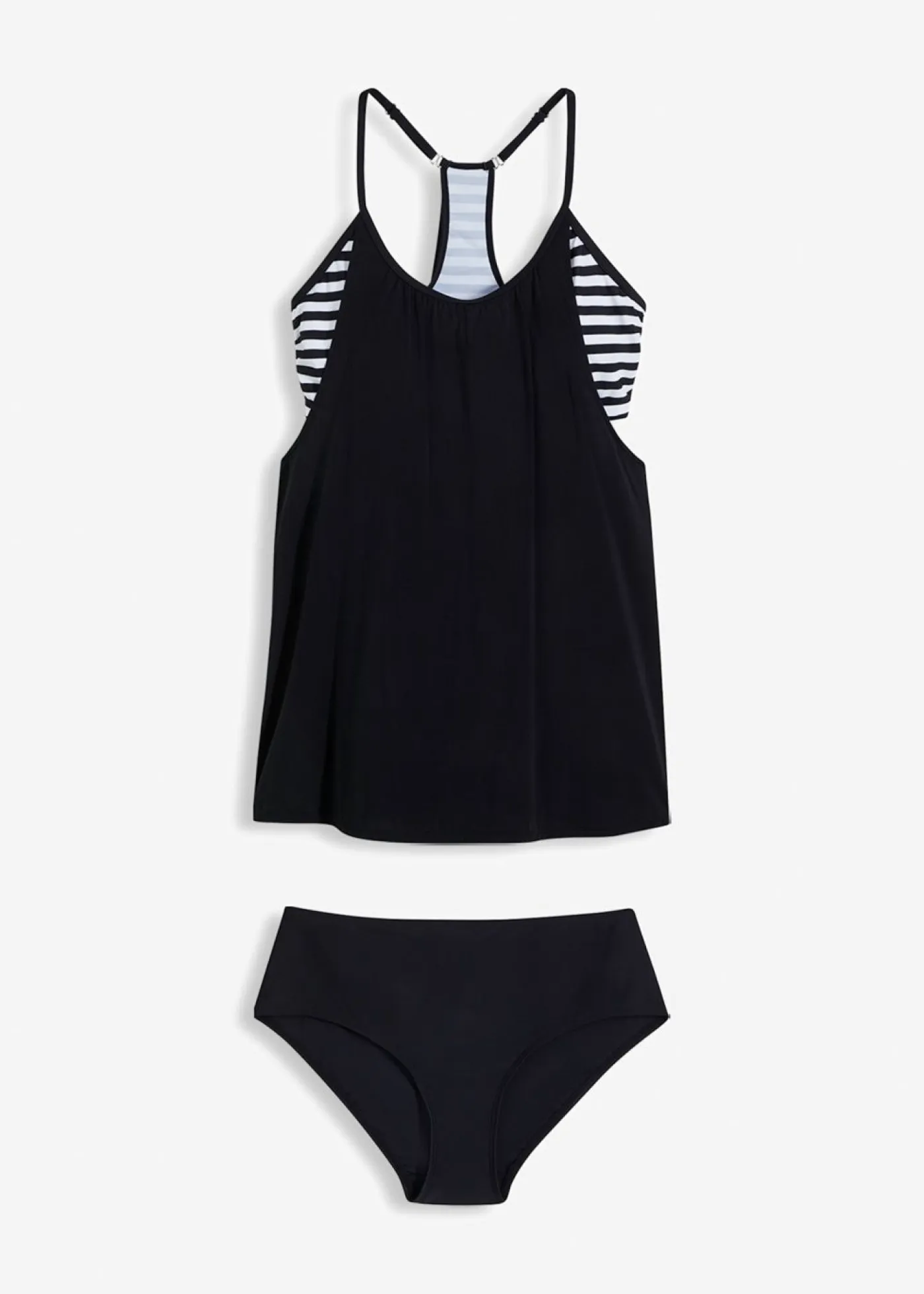 Best Tankini largo (2 piezas) con look a capas Mujer Ropa De Baño Cubridora|Tankinis
