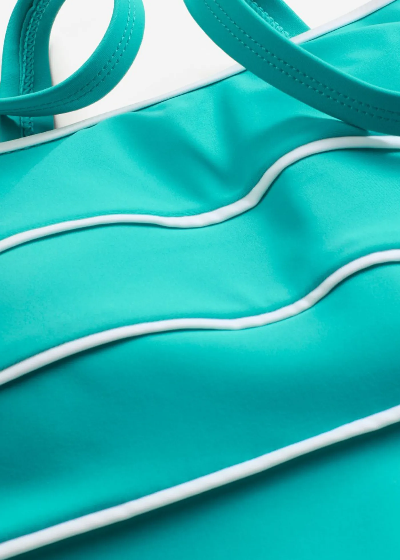 Hot Tankini largo con costuras decorativas (2 piezas) Mujer Tankinis