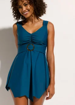 Discount Tankini largo con tirantes anchos (2 piezas) Mujer Tankinis|Novedades