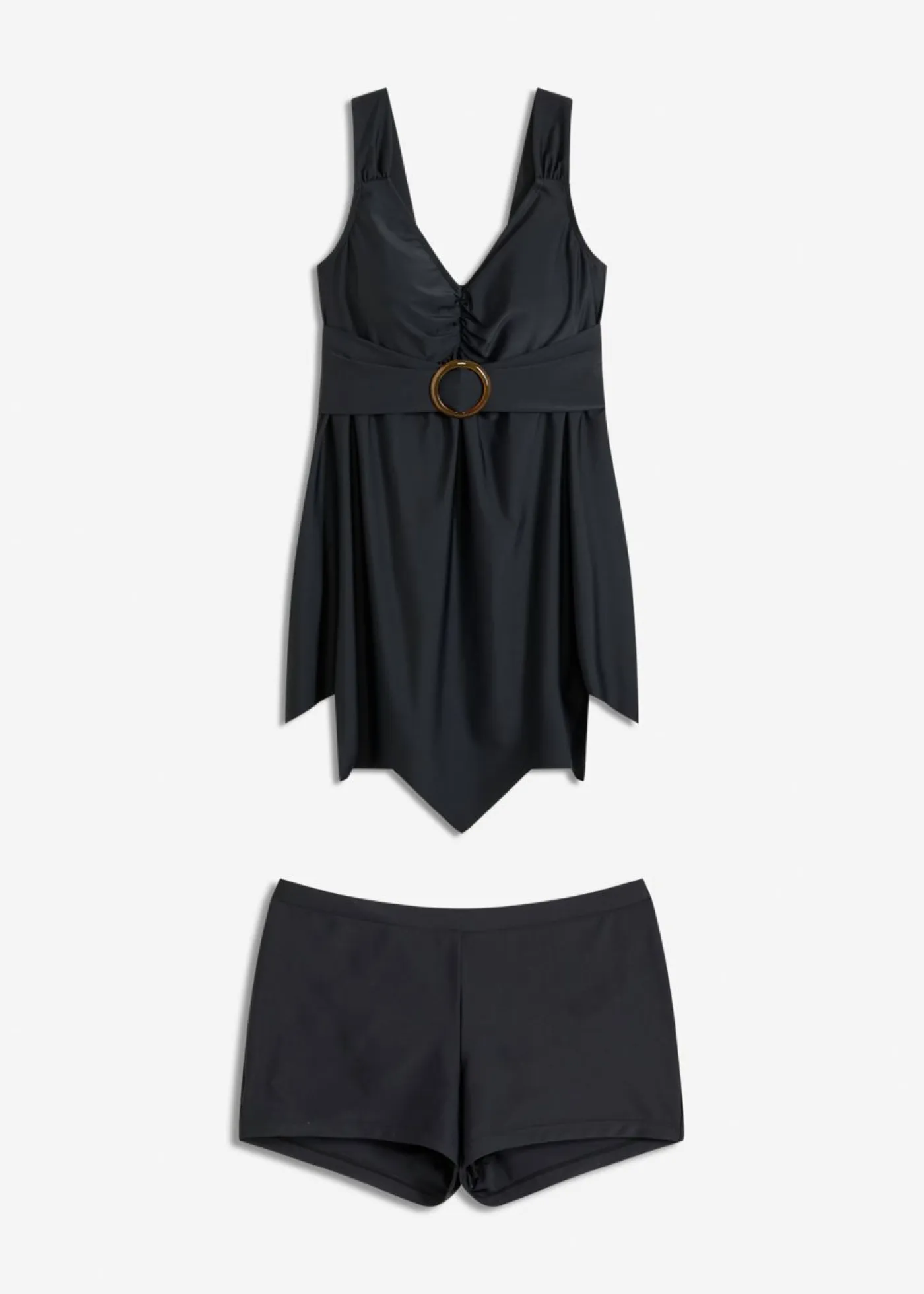 Discount Tankini largo con tirantes anchos (2 piezas) Mujer Tankinis|Novedades